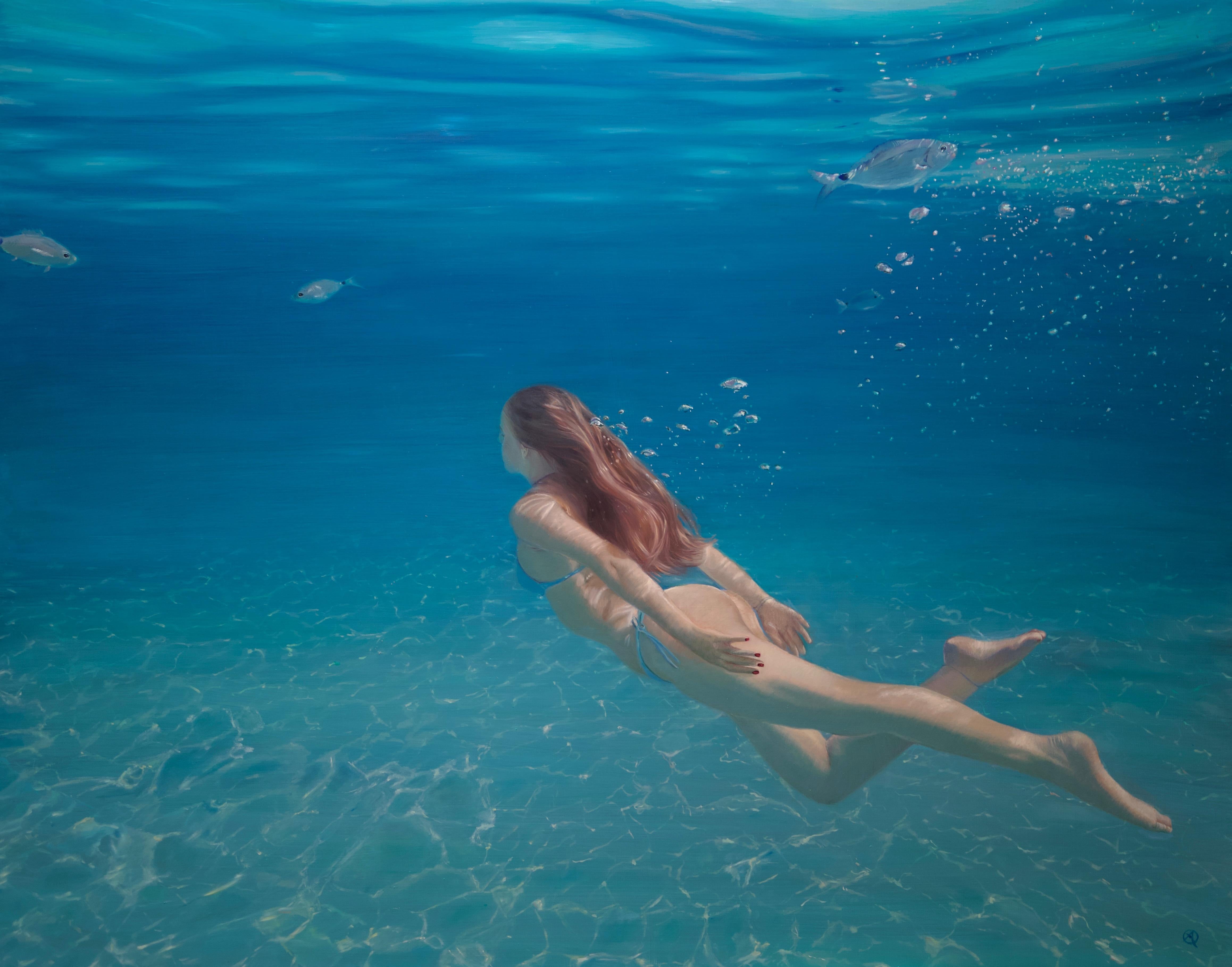 "Ocean Reflections - Immergiti",  Pittura a olio di Alexandra Telgmann