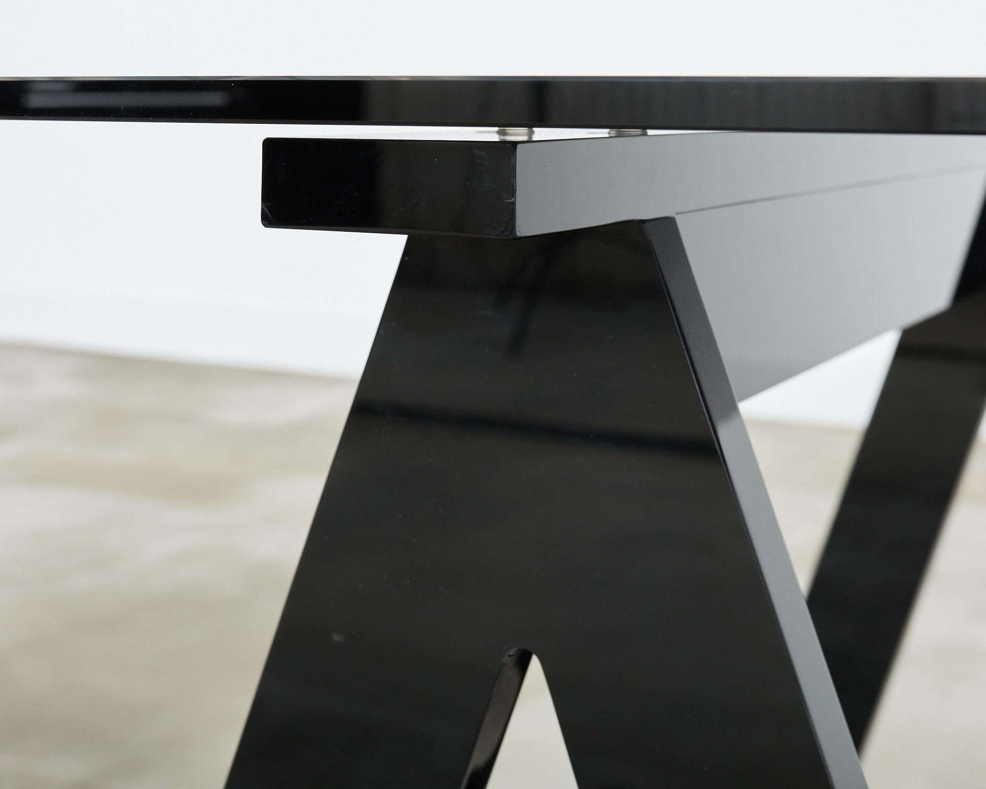 Alexandra Von Furstenberg Blacksmith Table de bureau en acrylique en vente 7