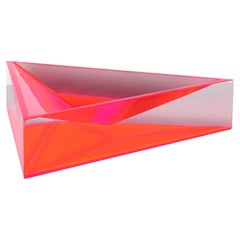Alexandra Von Furstenberg Plat Delta en acrylique rose
