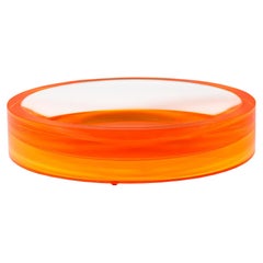 Bol Infinity rond en acrylique orange extra large Alexandra Von Furstenberg