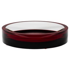 Alexandra Von Furstenberg Acrylic Round Infinity Bowl in Ruby Extra Large