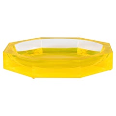 Bol extra large Alexandra Von Furstenberg en acrylique jaune nude N