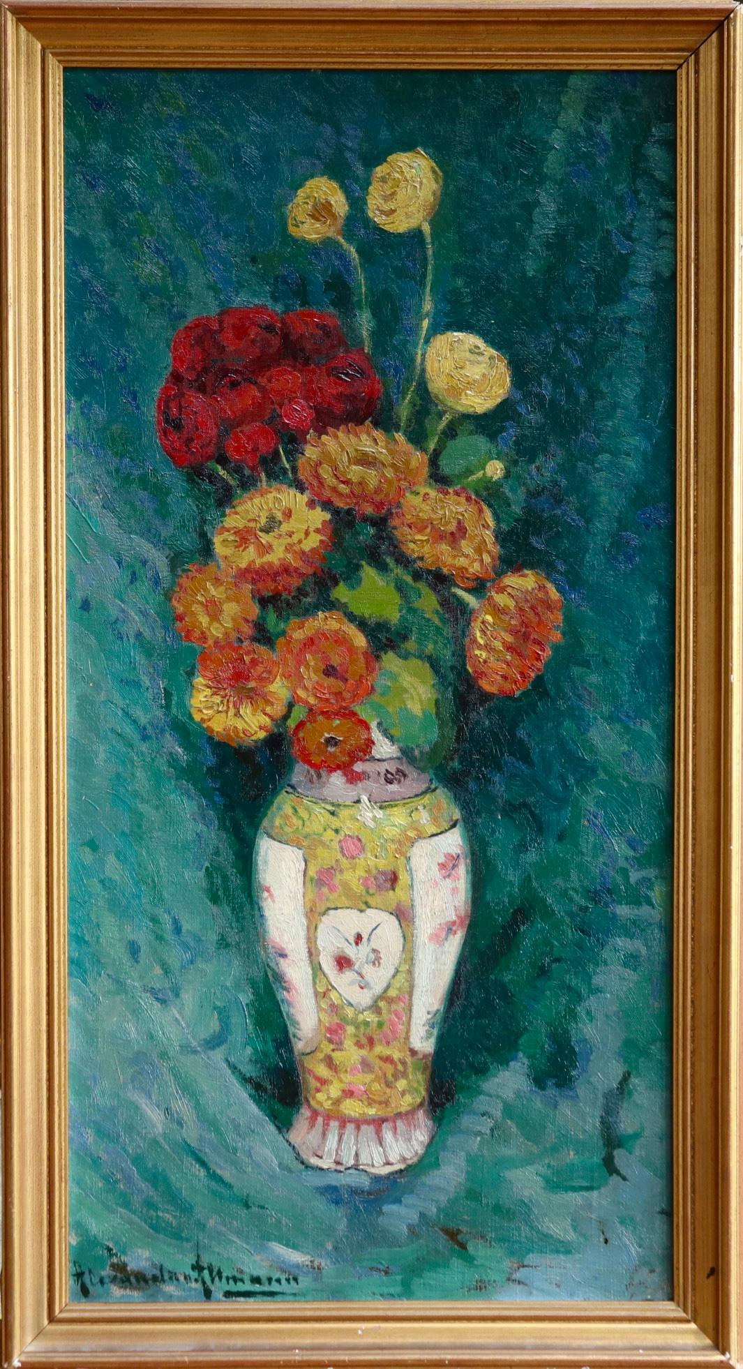 famous vase of flowers painting