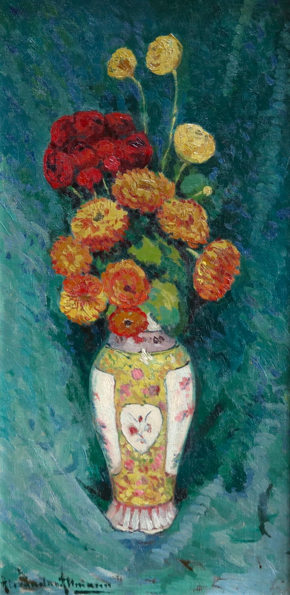 flowers in a vase painting famous
