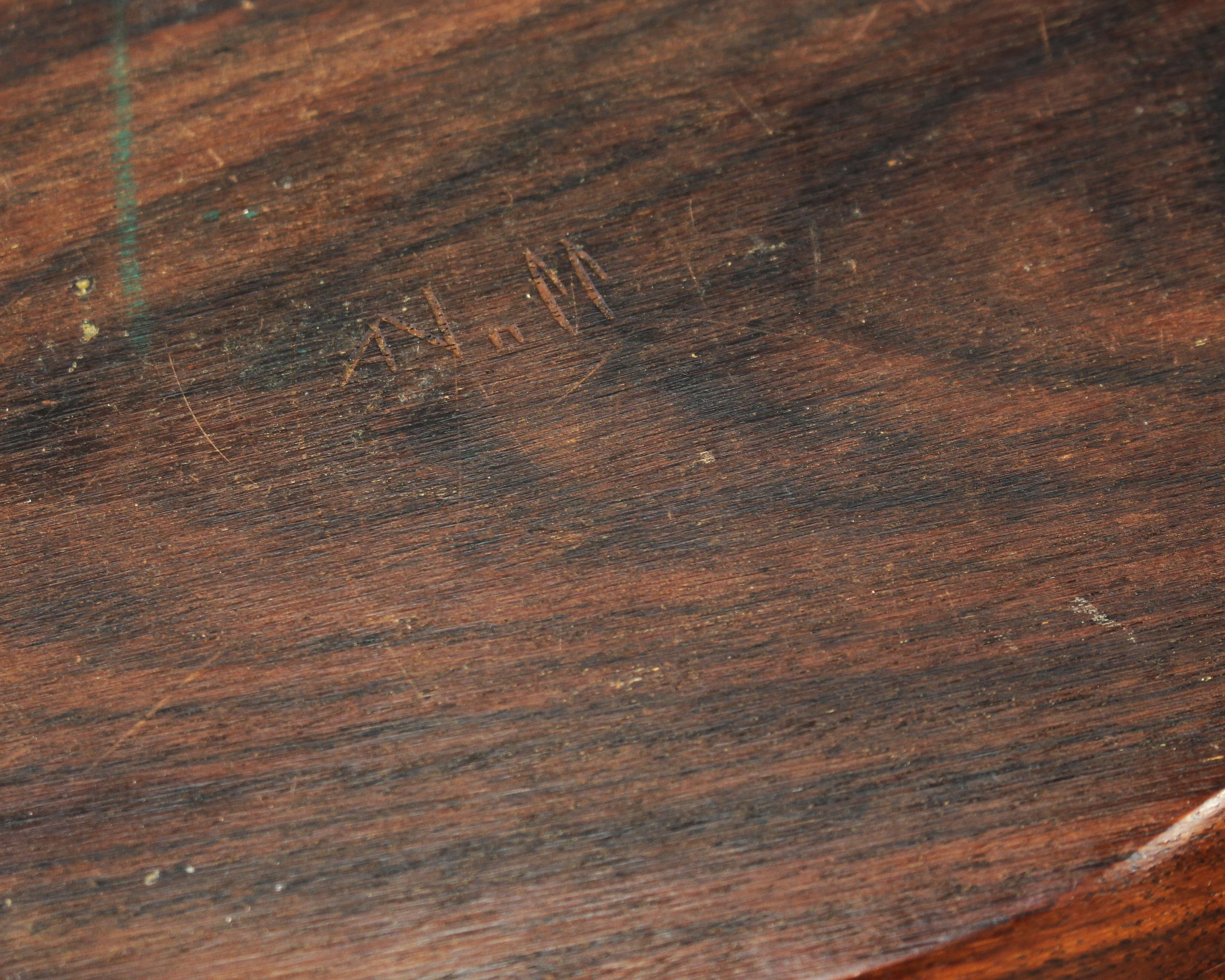 Alexandre and Odile Noll, Two Wooden Carved Trays For Sale 3