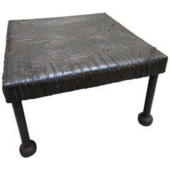 Alexandre Babeanu, Small Sculptural Table Called "Sandou", circa 1970