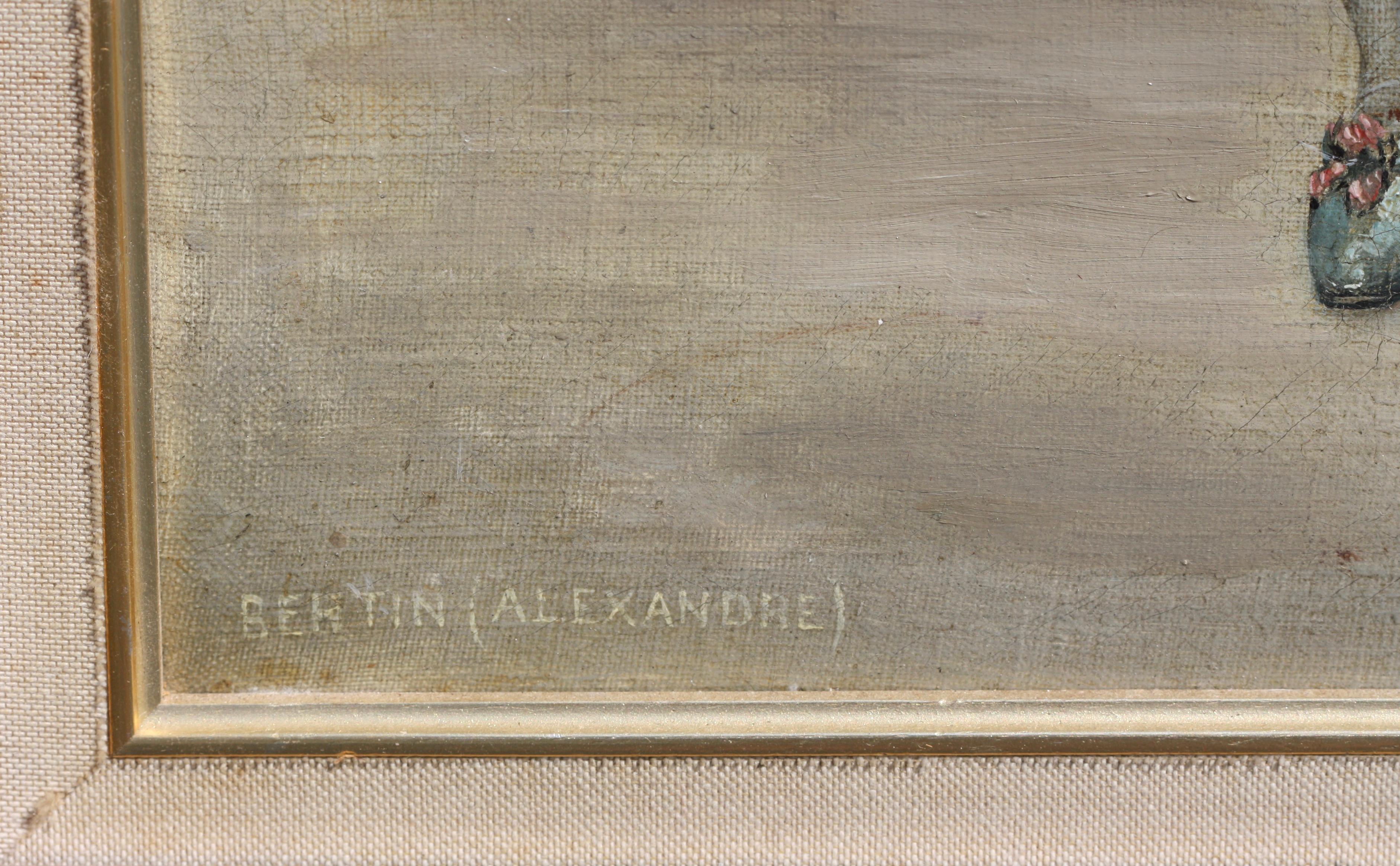 Alexandre Bertin Öl auf Leinwand im Angebot 3