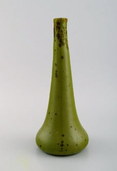 Alexandre Bigot, France, Antique Vase in Glazed Stoneware