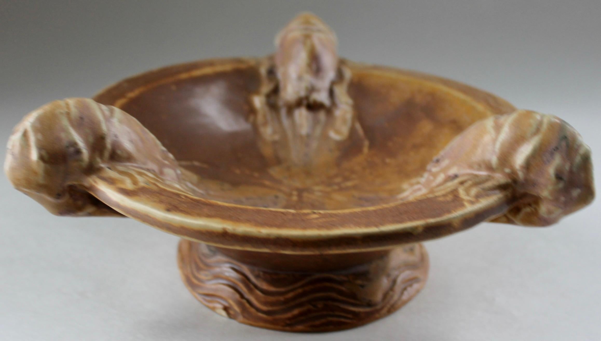 Hand-Crafted Charles Greber Art Nouveau Ceramic Bowl