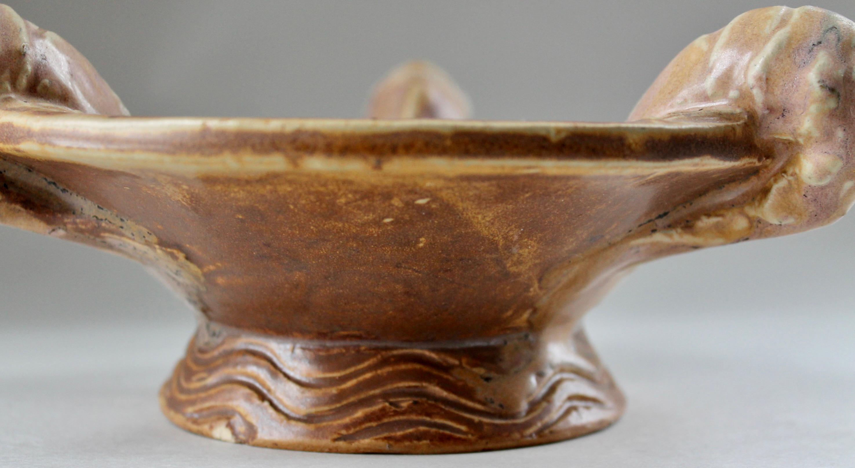 Early 20th Century Charles Greber Art Nouveau Ceramic Bowl
