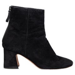 Alexandre Birman Stivali con tacco a blocco in camoscio nero taglia IT 37