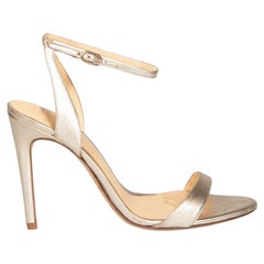 Alexandre Birman - Tacchi in pelle metallizzata color oro - misura IT 36