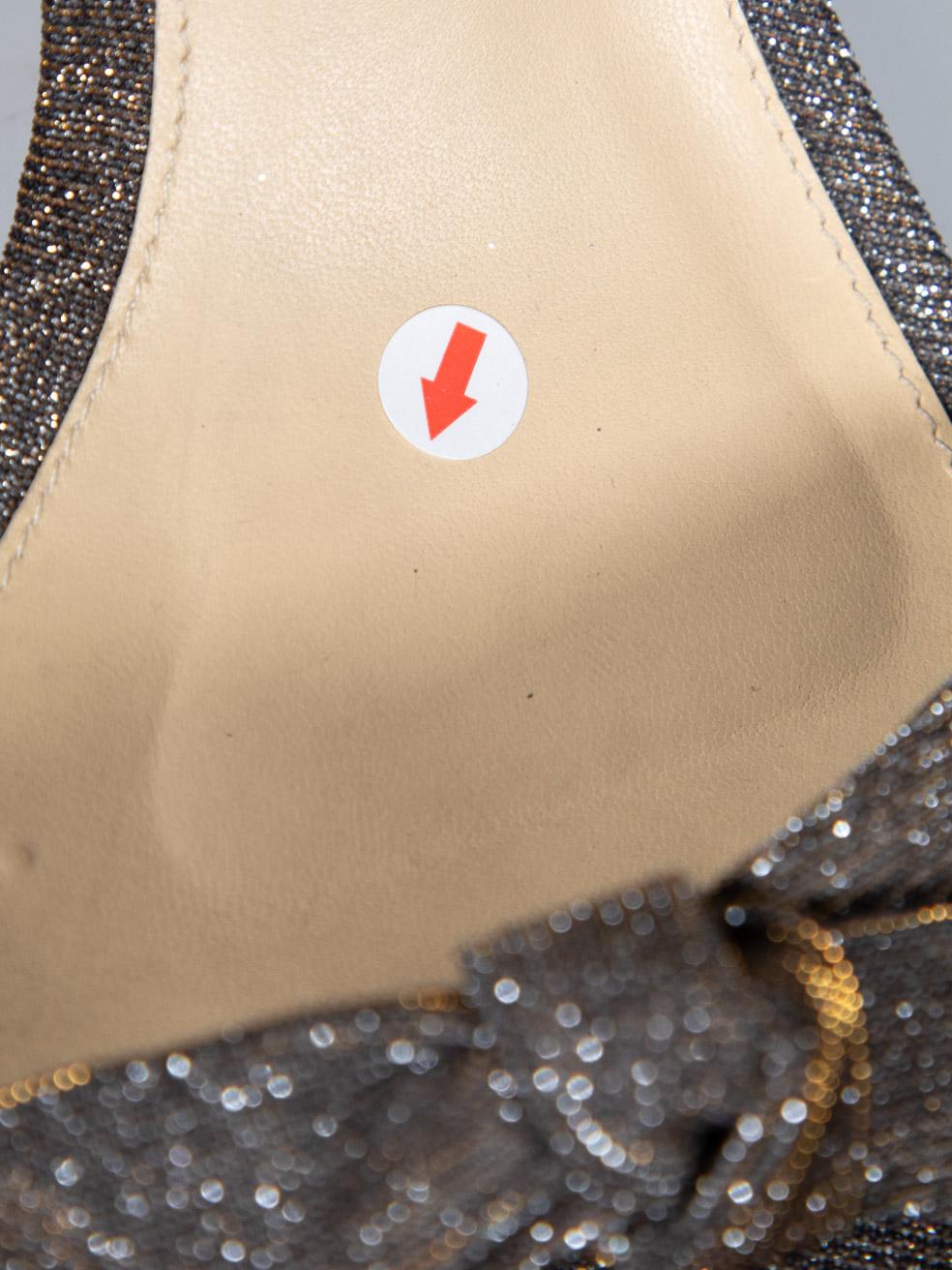Alexandre Birman Sandali con cinturino alla caviglia metallizzati Taglia IT 40 2