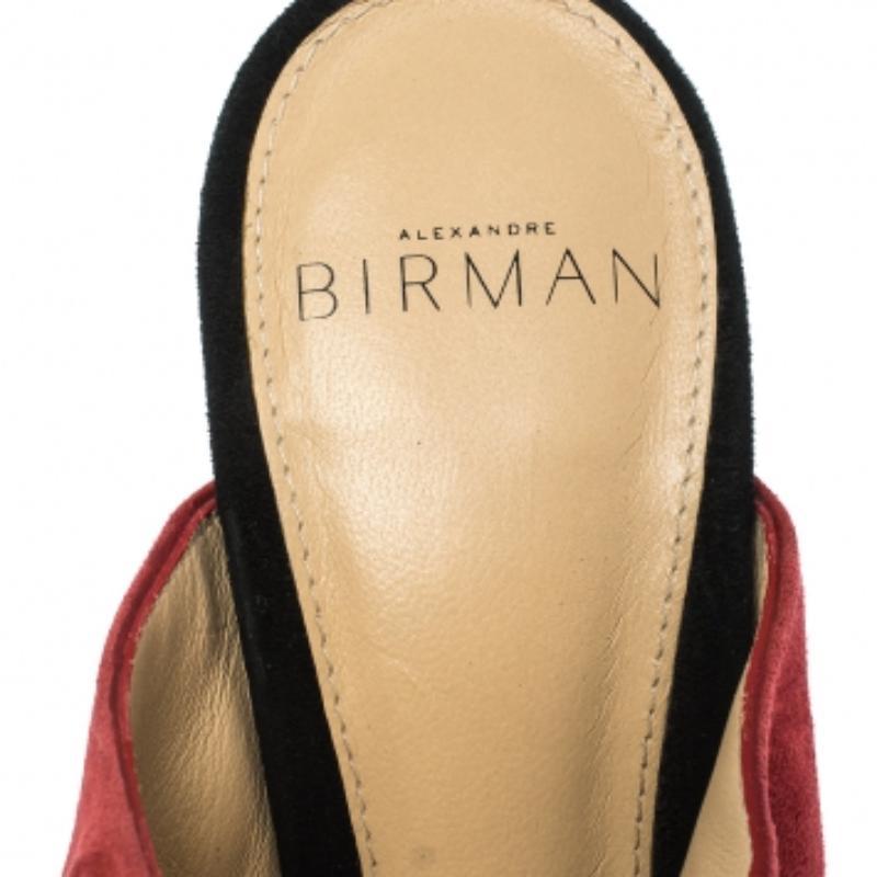 Alexandre Birman Sandalias con volantes de ante multicolor Talla 35 en venta 1