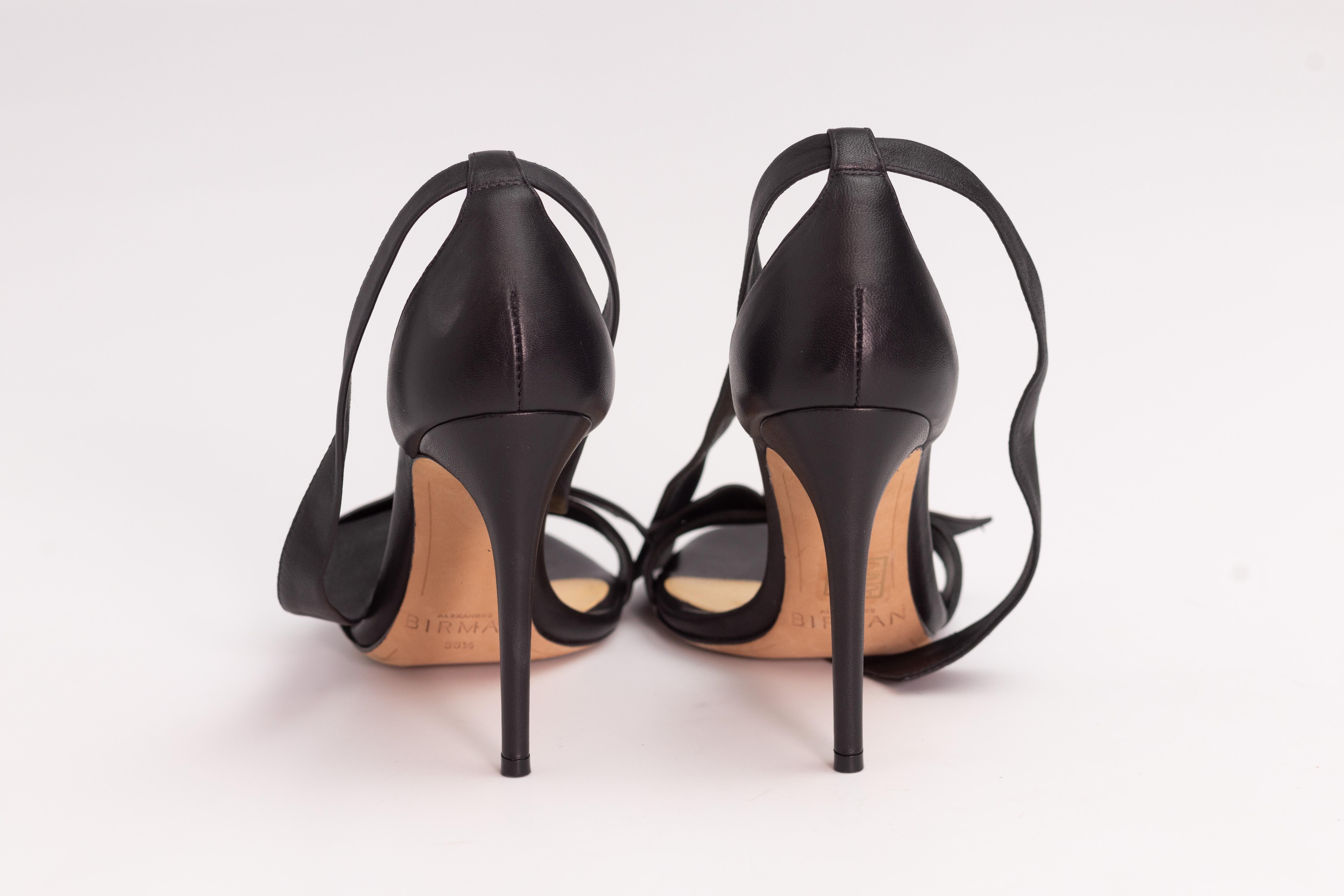 Women's Alexandre Birman Open Toe Bow Sandal Heels (EU 36) For Sale