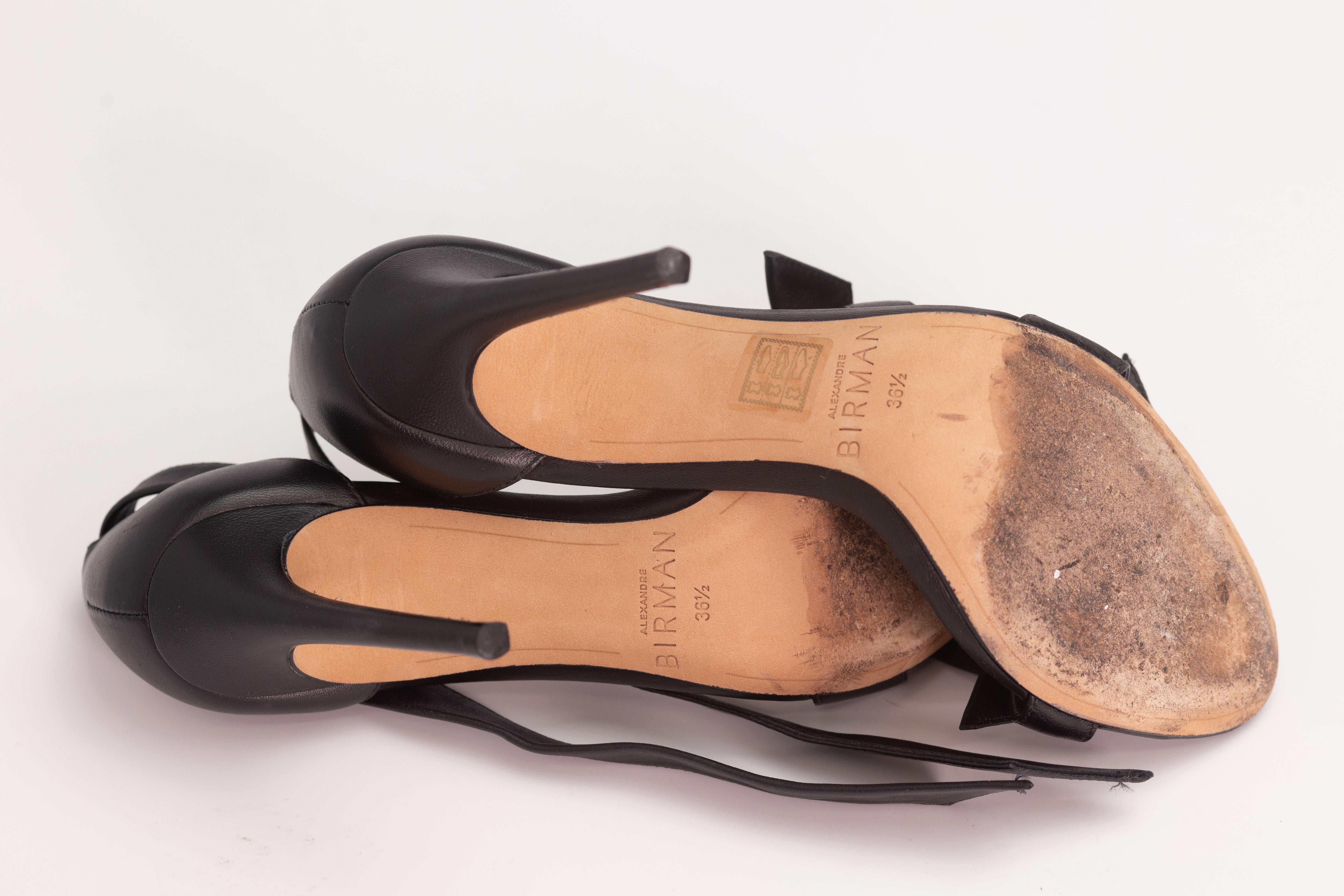 Alexandre Birman Open Toe Bow Sandal Heels (EU 36) For Sale 3