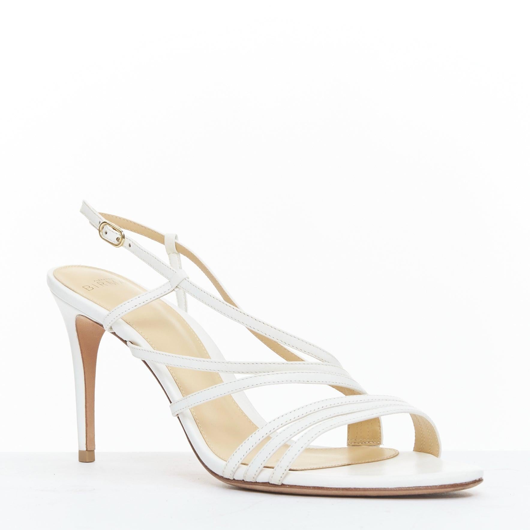 ALEXANDRE BIRMAN sandali in pelle bianca con cinturino e tacco alto EU39.5
Riferimento: JHDN/A00108
Marchio: Alexandre Birman
Materiale: Pelle
Colore: bianco
Modello: Tinta unita
Chiusura: Cinturino alla caviglia
Fodera: Pelle