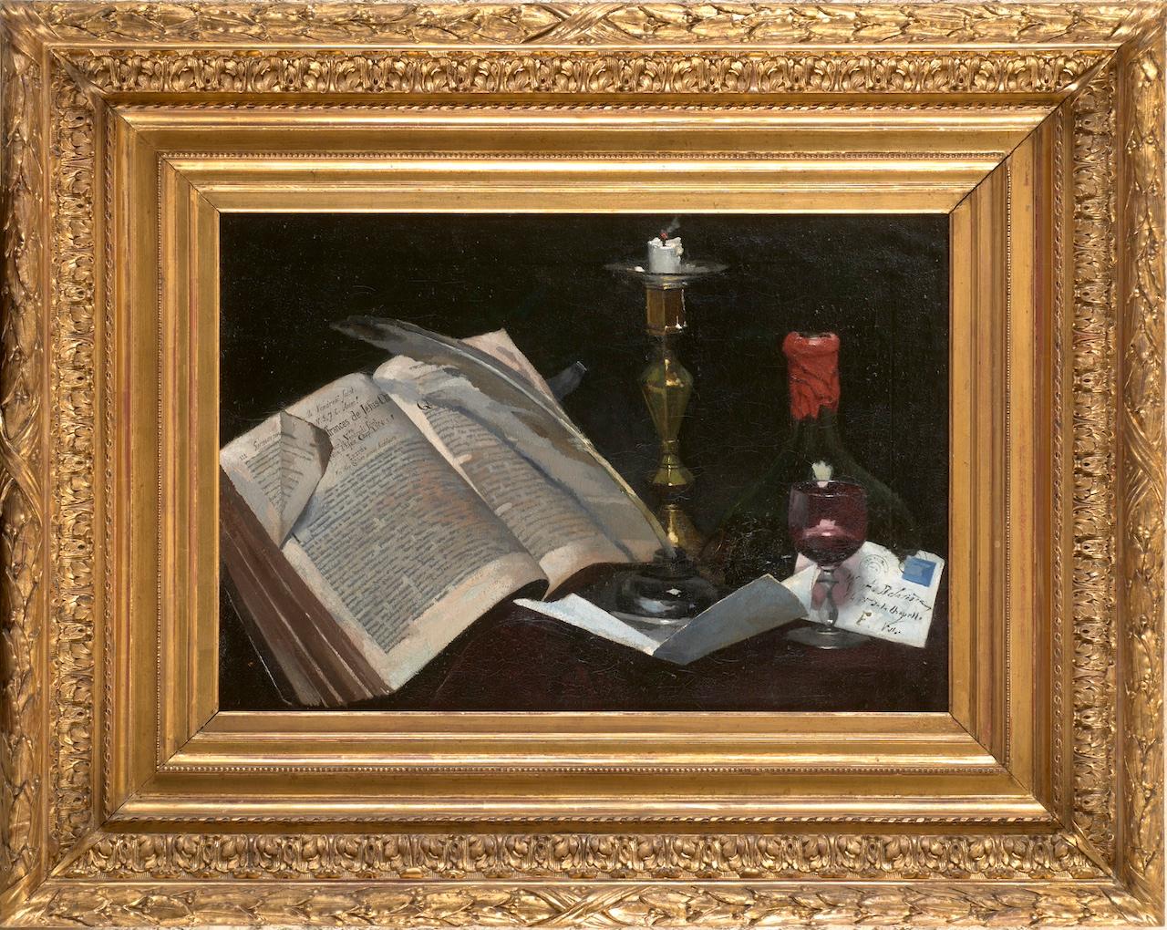 Alexandre BLOCH Still-Life Painting – Eitelkeit