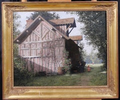 Normandy, the half-timbered house