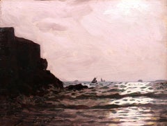 Seascape, play of light and chiaroscuro
