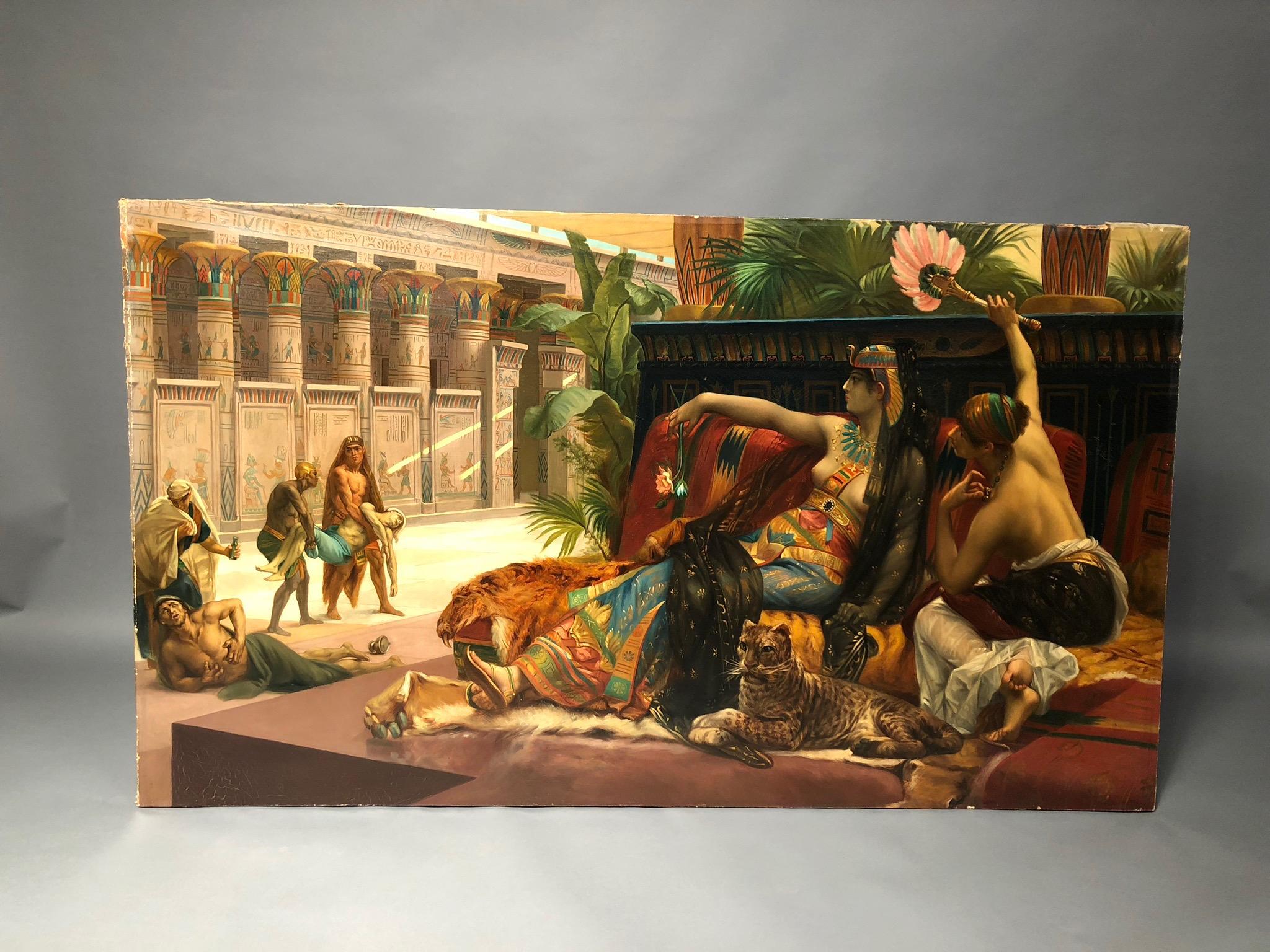 Cleopatra Testing Poison on Condemned Prisoners - Painting by Alexandre Cabanel