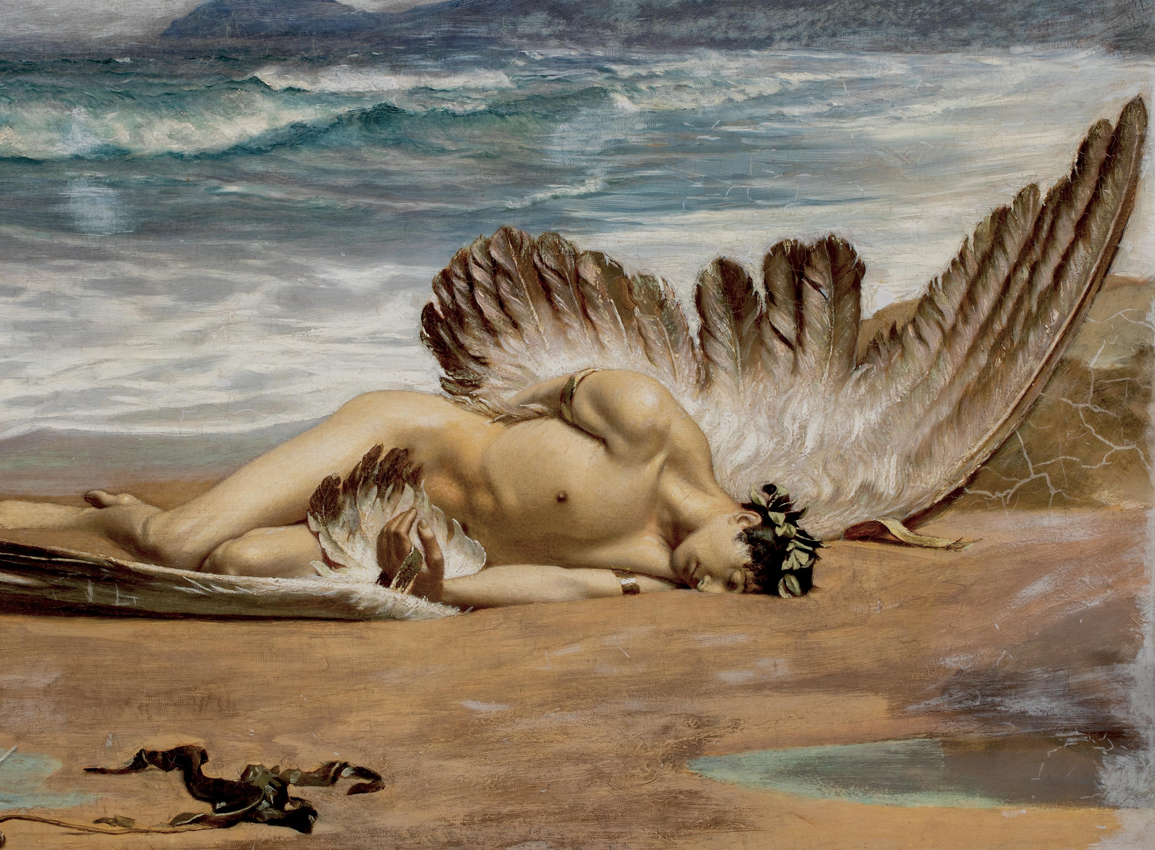 The Death Of Icarus, 19th Century - Alexandre CABANEL (1823-1889) For Sale 2
