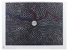 Epicentre-Olympic Games Beijing 2008-Lithograph by Alexandre de Cadenet - 2008