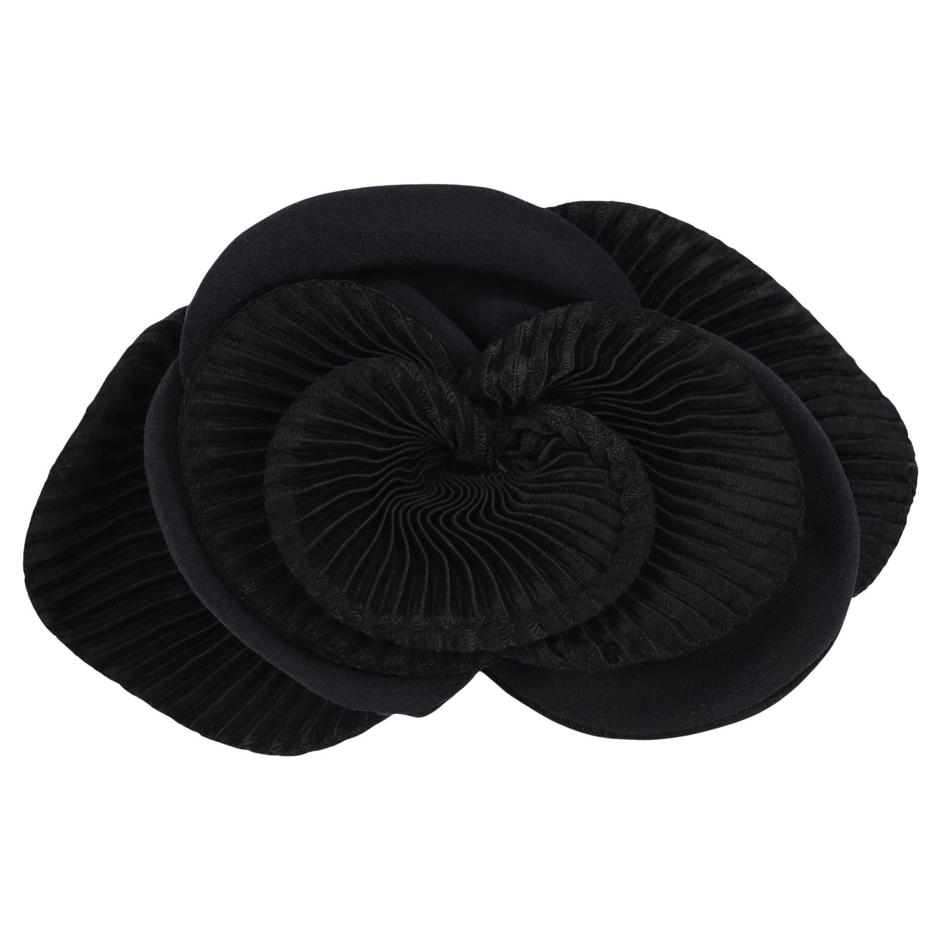 Fermaglio per capelli a fiori plissettati Alexandre De Paris