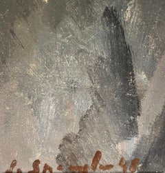 Ritratto di signora di Alexandre de Spengler - Olio su tela 46x38 cm