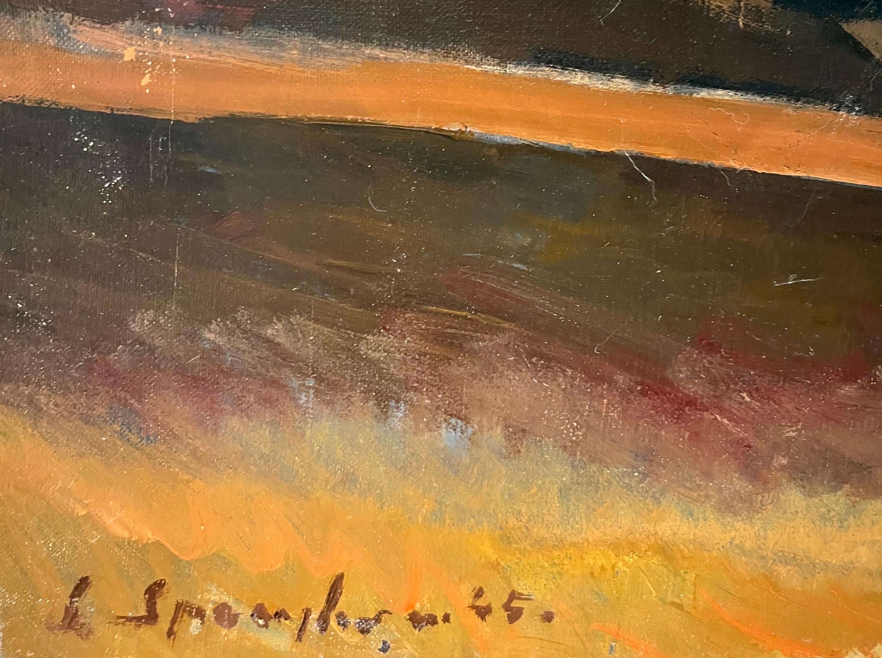 Il lettore di Alexandre de Spengler - Olio su tela 54x73 cm - Painting di Alexandre De Spengler