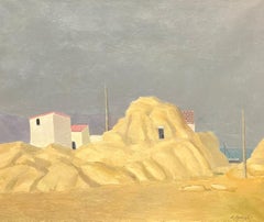Vintage Villajoyosa, Spain #2 by Alexandre de Spengler - Oil on canvas 46x55 cm