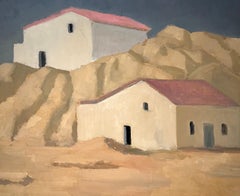 Villajoyosa, Spanien von Alexandre de Spengler - Öl auf Masonit 44x78 cm