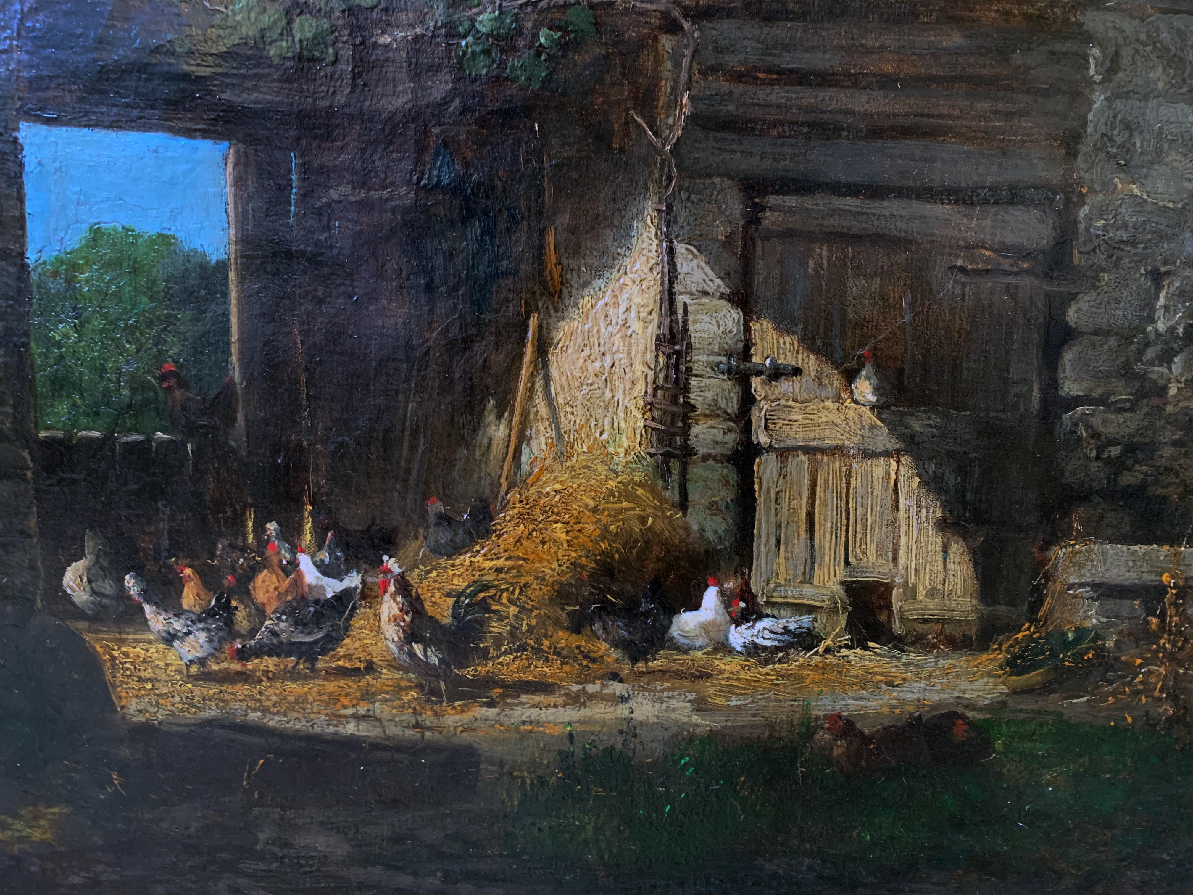 Basse Cour Alexandre Defaux (1826/1900) in vendita 2