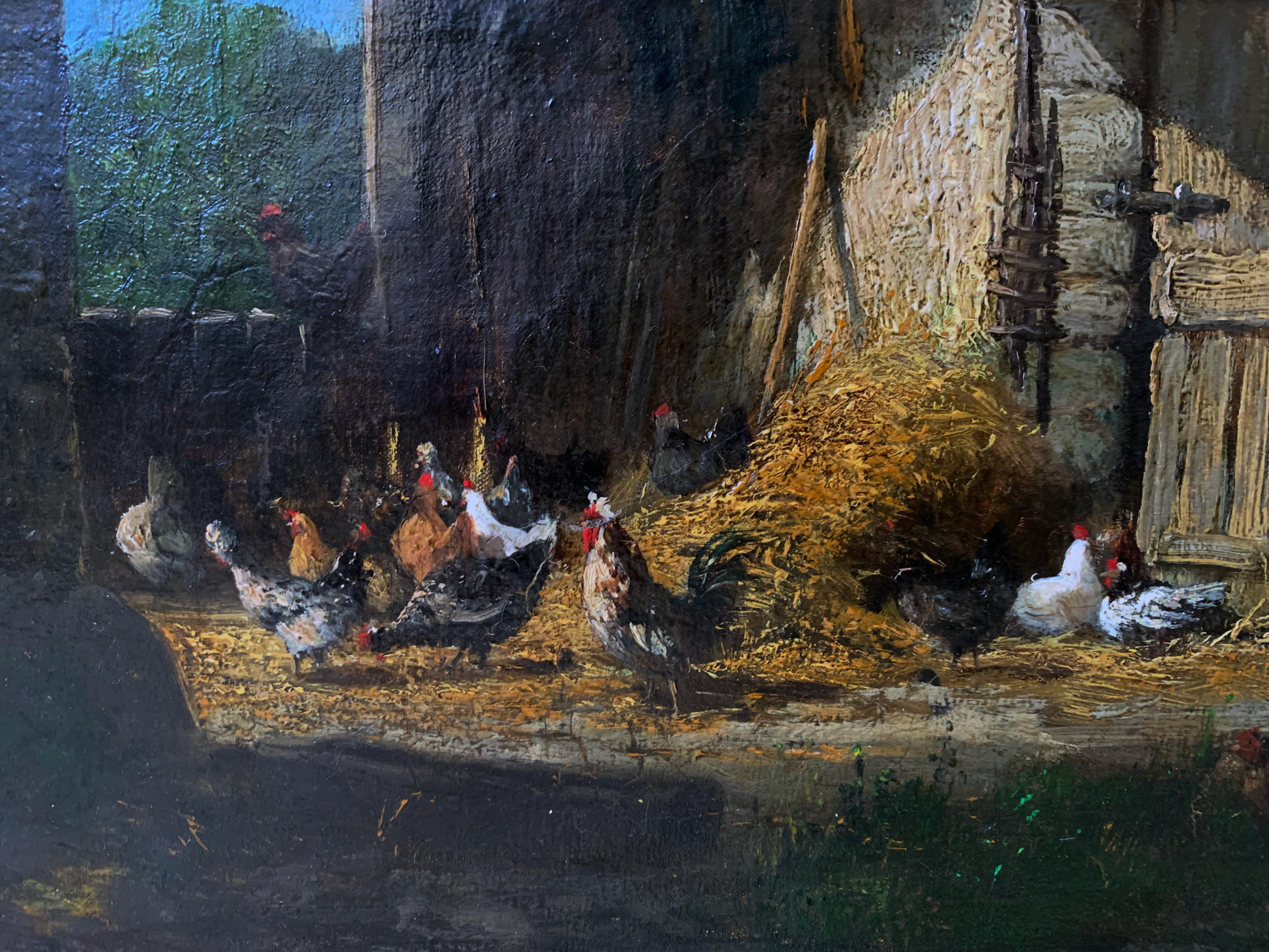 Basse Cour Alexandre Defaux (1826/1900) in vendita 3