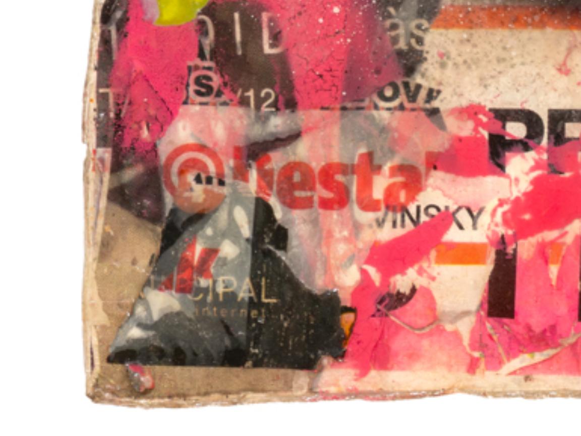 Alexandre Farto alias Vhils (n. 1987) - Técnica mixta sobre resina, 2014 Resina en venta