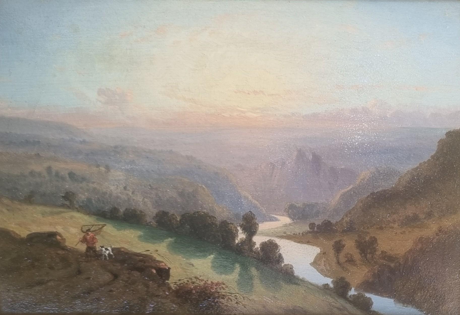 Landscape French Romantic Mountains River Scotland 19th