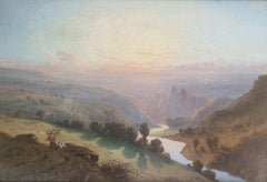Landscape French Romantic Mountains River Scotland 19th