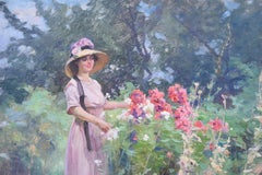 French School Belle Epoque Period Oil Painting c1900