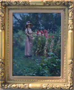 French School Belle Epoque Period Oil Painting c1900