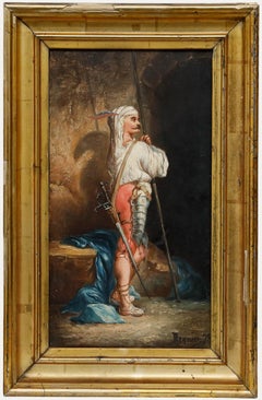 Regnier after Alexandre Gabriel Decamps (1803-1860) - 1879 Oil, The Palace Guard