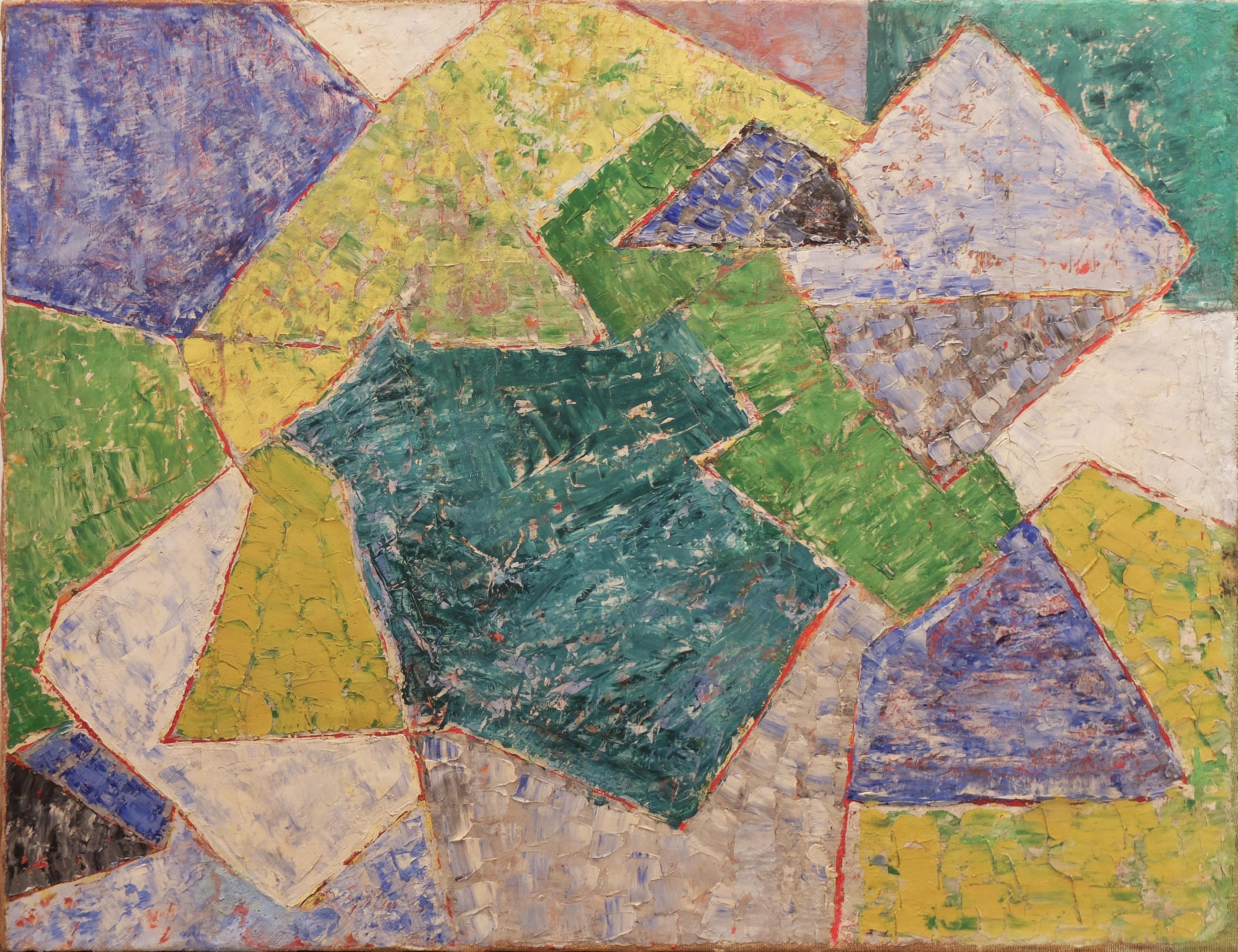 Abstract Painting di Alexandre Istrati  - Composizione