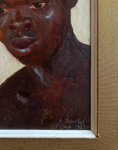 Alexandre JACOVLEFF (1887–1938), portrait of a young African man