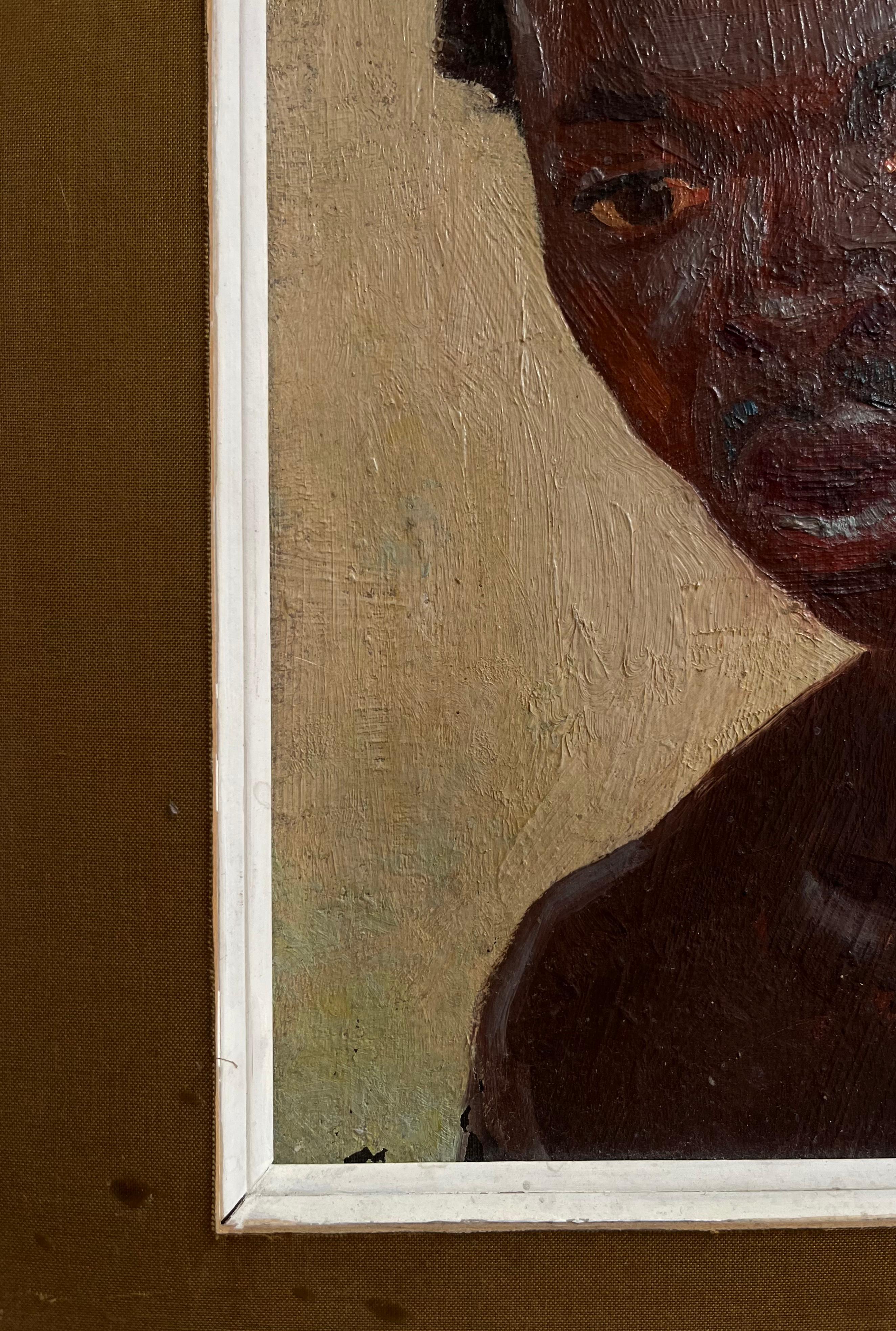 Alexandre JACOVLEFF (1887–1938), portrait of a young African man in vendita 1