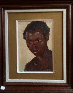 Alexandre JACOVLEFF (1887–1938), portrait of a young African man