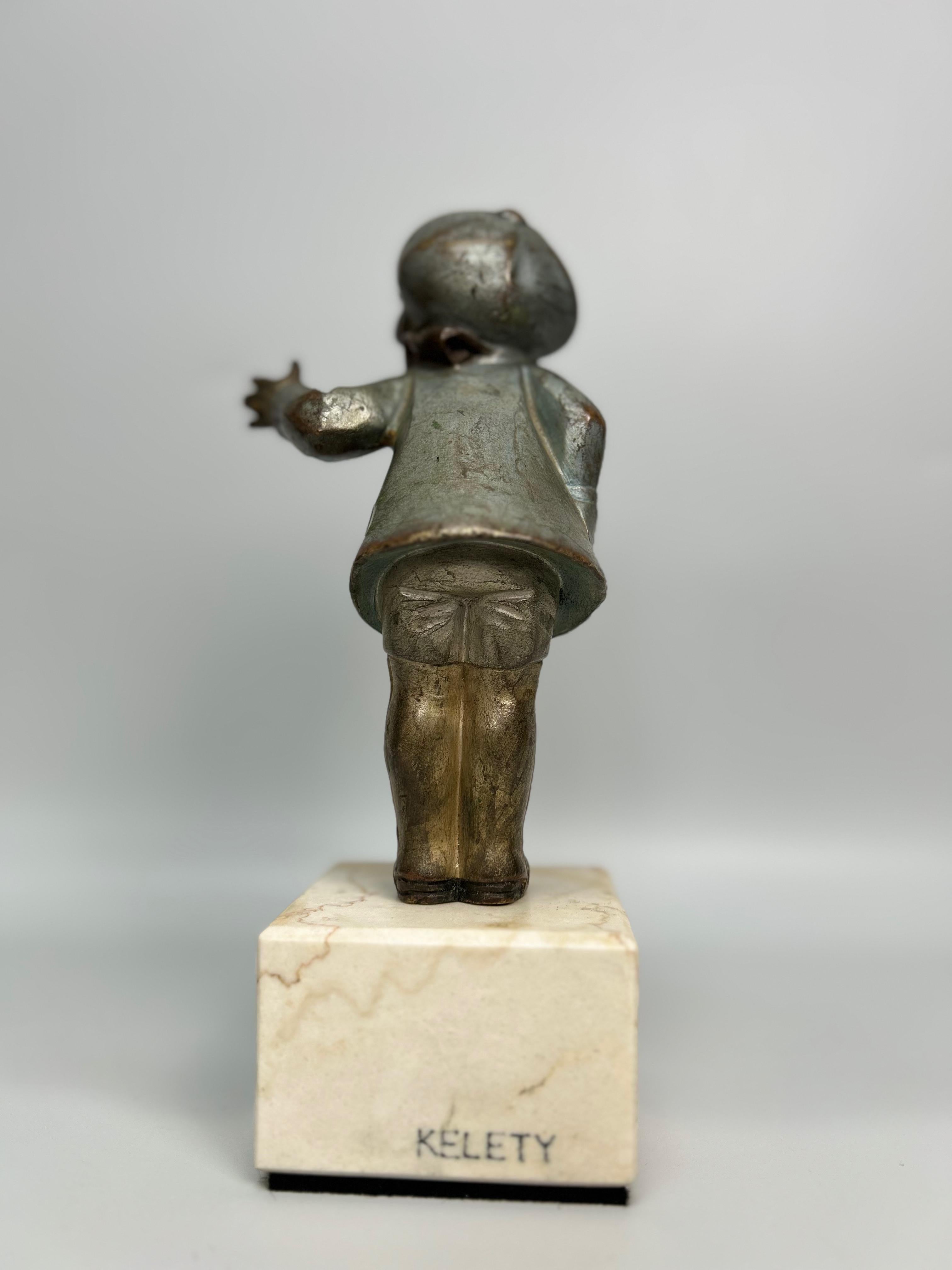 Alexandre Kelety Bronze Art Deco In Good Condition For Sale In NANTES, FR