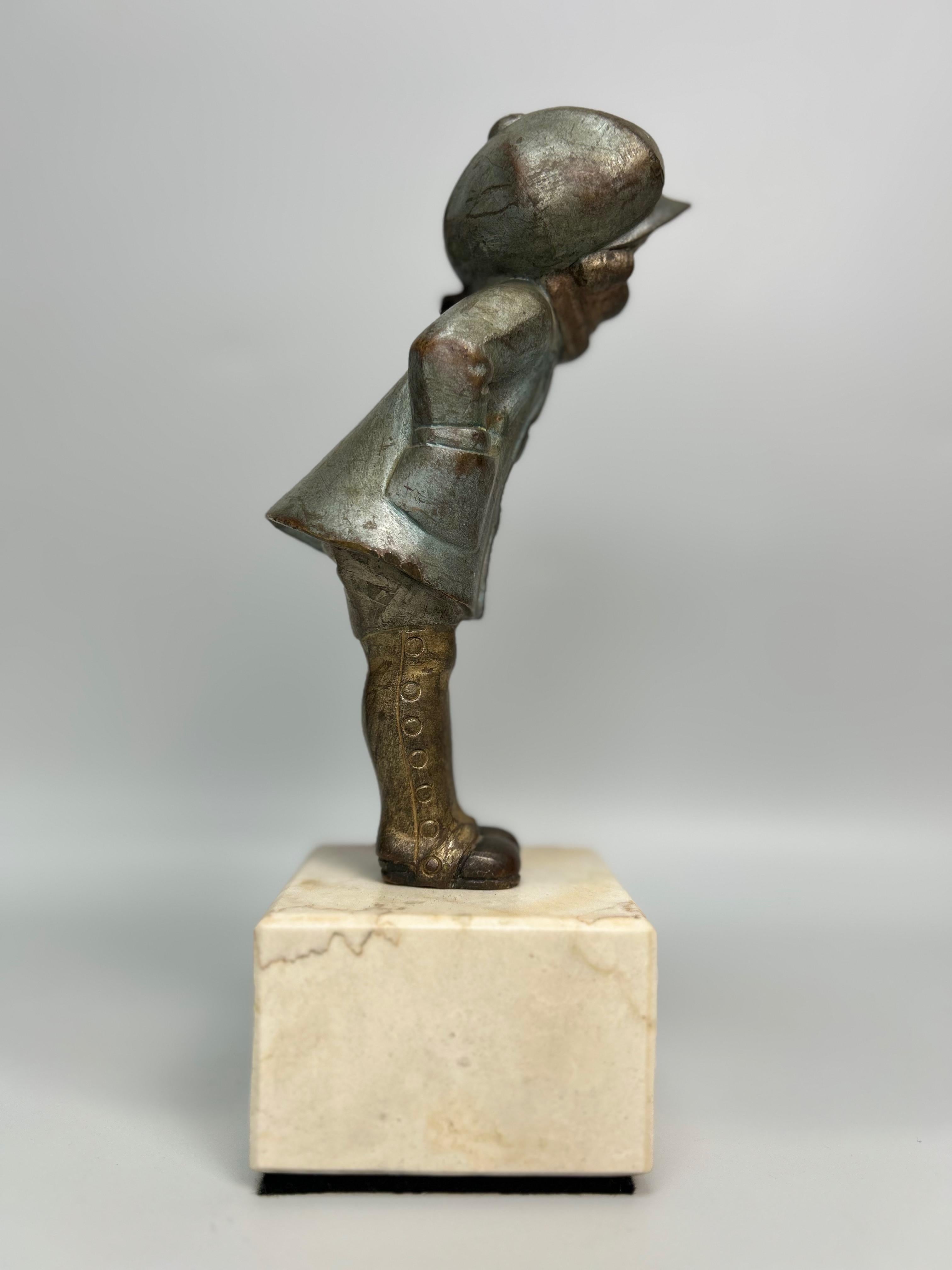 20th Century Alexandre Kelety Bronze Art Deco For Sale