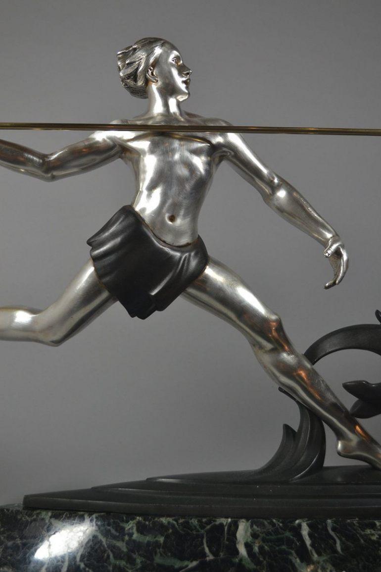 Alexandre Kelety, The Hunt, Impressive Bronze Figural Group 3