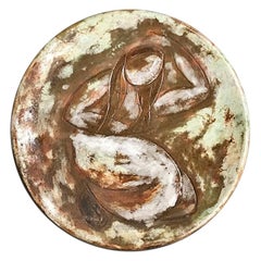 Alexandre Kostanda in Vallauris, Dish with Incised Decoration