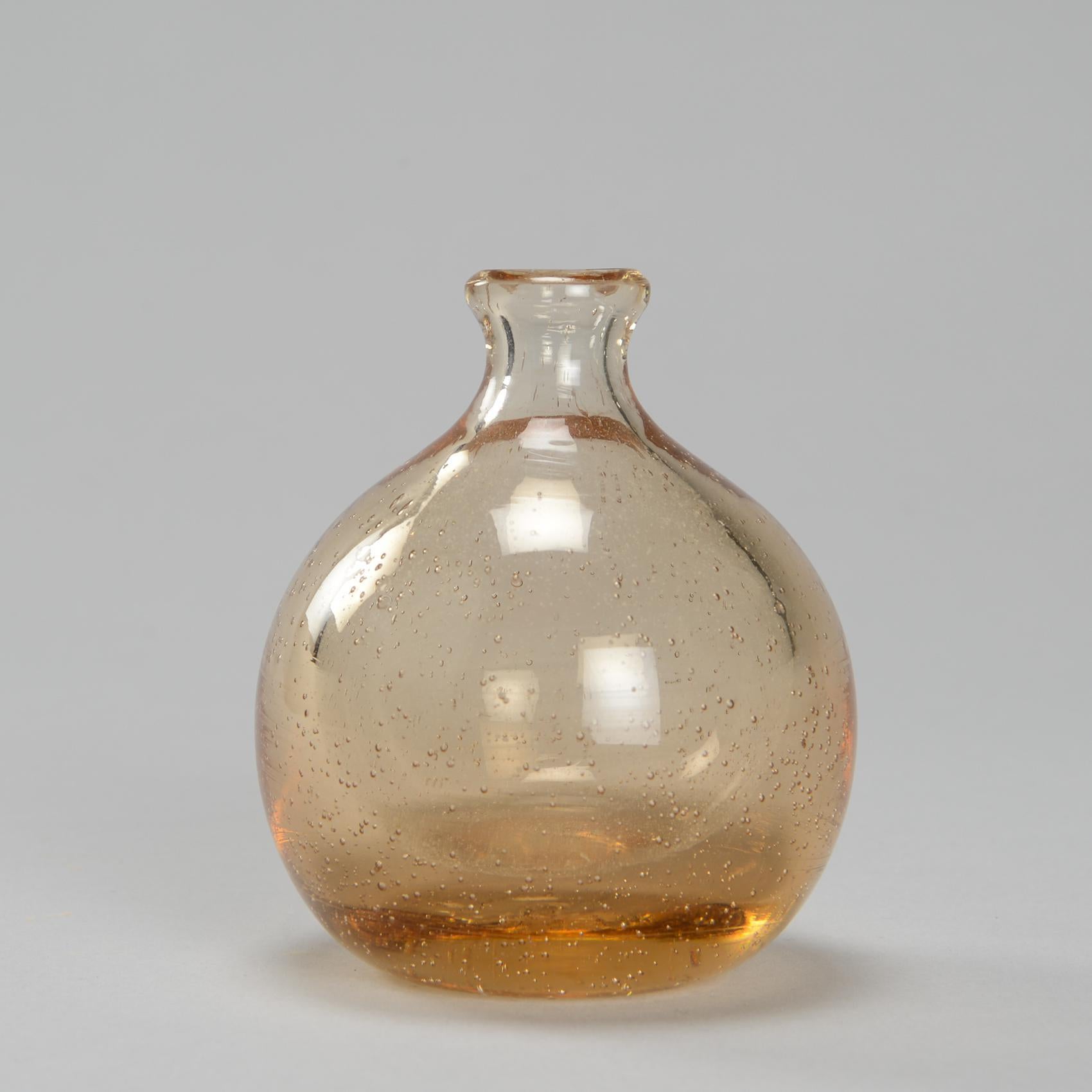Verre d'art Vases en verre soufflé Alexandre Kostanda, Vallauris, France en vente