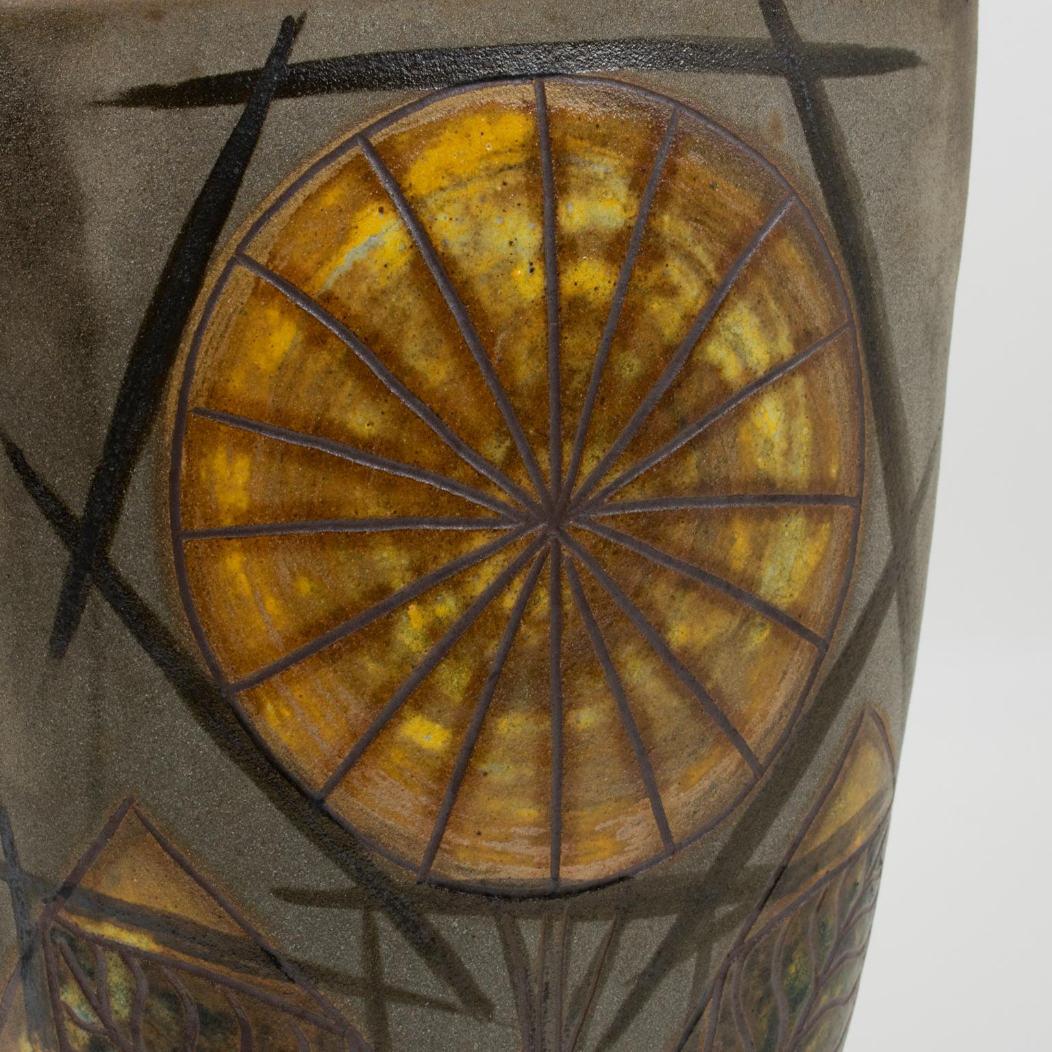 Alexandre Kostanda Important Mid-Century Ceramic Vase, France 6